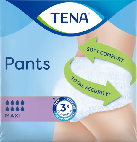 Tena | Pants Maxi | saugfähige Einweghose (Für schwere Blasenschwäche)